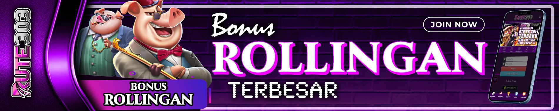 BONUS ROLLINGAN TERBESAR